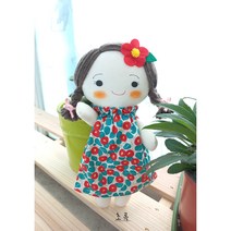 동백인형-아기 동백이, 흰색