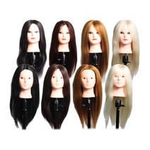 [LLECO] 아이롱 연습용 통가발 20인치 [S04] 아이보리, 1개, S04 아이보리