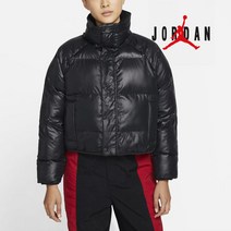 나이키 조던 힙스터 여성 숏패딩 자켓 블랙