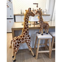 루크하우스 기린인형 애착인형 동물 대형인형 개업선물 인테리어소품 카페장식, 90cm