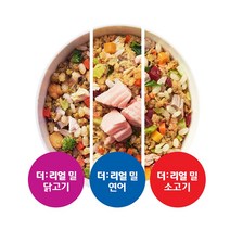 더리얼 밀 3종 60g x 3 (닭고기/소고기/연어)