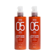 아모스 리페어샤인 인리치 나이트크림 180ml 1+1, 2개