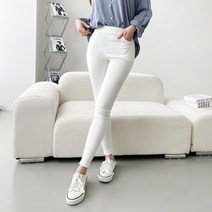 잘빠진 반하이 밴딩 마약 스키니 블랙.화이트 S~XXL