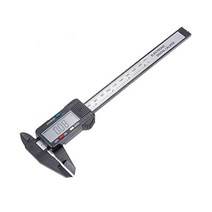 kkhouse 디지털 캘리퍼 15.2cm6인치 전자 버니어 100mm 마이크로미터 눈금자 측정 도구 150mm 0.1mm 블랙 ~ 20cm7.9인치, 은