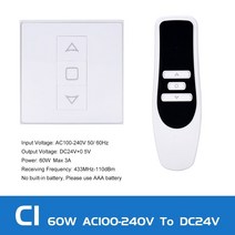 엑츄에이터 리니어 모터 브러시 DC 12V 24V 원격 컨트롤러 전기 선형 액추에이터 TV 리프팅 칼럼 데스크 정방향 및 역방향 AC 220V 60W, [14] C40 PC Controller