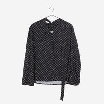 [55]ZOOC주크 도트 리본 타이 셔츠/블라우스(SW2068)