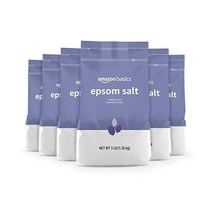 Amazon Basics 엡솜솔트 입욕제 Soaking Aid Lavender Scented 3 Pound 6-Pack (Previously Solimo) 788566