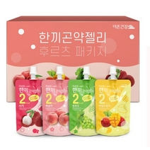 더존건강 한끼곤약젤리 복숭아 150ml x 7p + 와일드 망고 150ml x 7p + 청포도 150ml x 7p + 리치 150ml x 7p 세트
