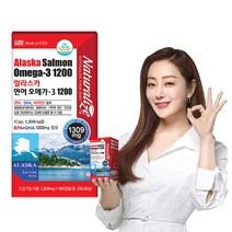 네추럴라이즈 알라스카 연어오메가3 1200 (180캡슐), 단품, 단품