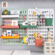 기프템 페그보드 무타공 타공판 보드 악세사리, 타공판 대 320x420(그레이)