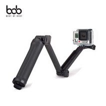 bob 고프로 8 7 6 5 호환 3Way 모노포드 3단 셀피스틱, 쿠팡샵 3Way_셀피스틱_블랙