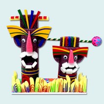 백업장승만들기 유아 초등 유치원 어린이집수업 만들기재료키트