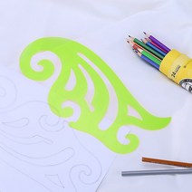 곡선자 모양자 미니자 도형자 운형자 탬플릿 운영자