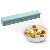 자석 벽걸이 랩커팅기 커터기 주방 랩 케이스 디스펜서 부착식 절단 자르는기계, 화이트