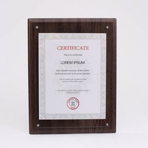 NE허가증 상장 클래식 액자(A4) 수료증 벽걸이 탁상액자