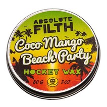 Absolute Filth - Pure Filth 하키 왁스 - 최대한의 그립 및 보호를 위한 프리미엄 하키 스틱 왁스, Coco Mango Beach Party