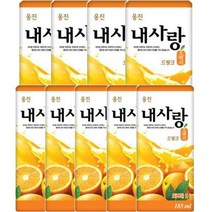 키워도 회의 미팅 회사 탕비실 사무실 간식 내사랑 드링크 오렌지 185mL 팩 24개 185ml, 9세트