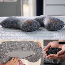 꿀잠 그래핀칩 경추베개 1세트 2세트 C커브 목베개 항균
