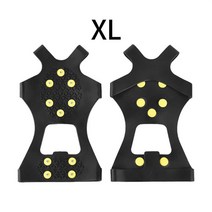 한라산 등산용아이젠 눈꽃여행필수품 아이젠 S-XL Crampons 내마 모성 스노우 슈 스파이크 야외 쉬운 얼음, XL