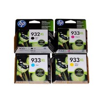 HP 932XL 933XL CN053AA+CN054AA+CN055AA+CN056AA 정품잉크 대용량 4색1세트, HP 정품잉크NO.932XL [1세트]