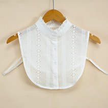 플리츠 차이나 페이크 카라 이너셔츠 넥케이프 이너카라 레이어드 목만있는 넥카라 차이나카라 레이스카라