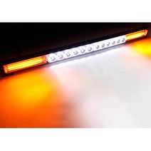 렉카차 경광등 비상등 LED바 4구 12V 24V 공사차 츄레라 덤프트럭 트레일러, 4구595mm12V옐로우화이트화이트옐로우