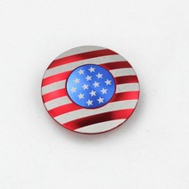 이마장식 헤어장식 볼트가 있는 자전거 스템 탑 캡 헤드셋 커버는 28.6mm 1 18에 적용됩니다. 앞 포크 헤드 튜브 캡틴 아메리카 스파이더 로고 usa flag 5g, 미국 국기