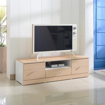 거실 TV장식장 1200 티비다이 서랍장 tv서랍장 티브서랍장 TV선반, 메이플화이트