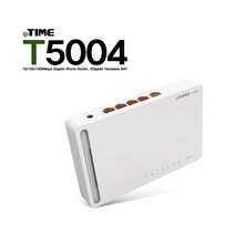 1000Mbps 기가비트 4포트 1WAN 아이피타임 유선공유기 T5004