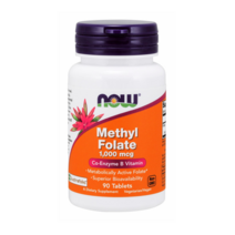 나우푸드 메틸 폴레이트 1000mcg 타블렛, 90개입, 1개