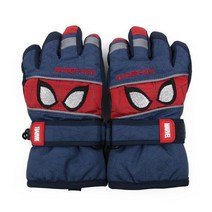 마블 스파이더맨 아동 손가락 스키 장갑 네이비 두껍고 따뜻한 겨울장갑 초등 어린이 키즈 멋쟁이 스타일 코디장갑