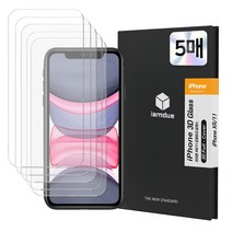 아이엠듀 풀커버 강화유리 휴대폰 액정보호필름 5매, 5개