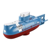 rc카 rc카조립 수족관 물고기 탱크에 대 한 미니 RC 잠수함 USB 충전식 6CH 원격 라디오 컨트롤 장난감 호버 기능 선물, 02 Blue