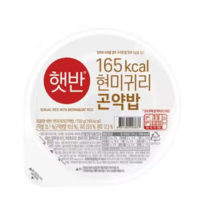 CJ제일제당 햇반 현미귀리 곤약밥 150g, 16개