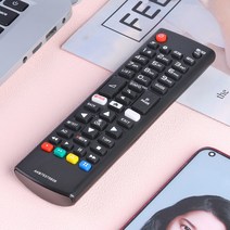 스마트리모컨 와이파이 무선ABS 원격 제어 가정용 TV LG 스마트 교체용 쉬운 장식품 AKB75375608 액세서리, 한개옵션0