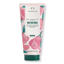 더바디샵 THE BODY SHOP 영국 브리티시 로즈 로션 투 밀크 200ml, 2팩