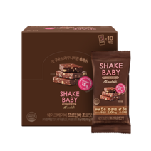 쉐이크베이비 프로틴바 초코맛 45g x 10개입 1박스, 1개