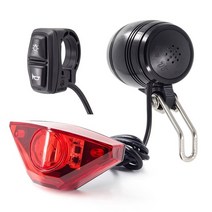 전기 자전거 헤드라이트 및 전자 자전거 후면 조명 led 6v 12v 24v 36v 48v 52v scooter horn and light switch, on-eb100 er30 es02