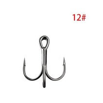 플로트 미끼 찌 도구 루어 낚시 Owler 5003 Black Fishing Tee 후크 오징어 바닷물 잉어 어시스트 지그 트리플 Pesca Triples Circle, 1 Packs, 12