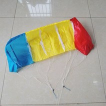 무선 원격 제어 구동 패러글라이더 비행기 날개 길이 81cm 낙하산 실내 곡예 비행 DIY 패러글라이딩 키트 1 개, [01] parachute with wire