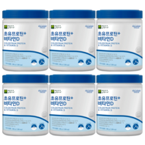 PS저분자효소분해유청단백질 초유프로틴플러스비타민D390g x 6통 성장기 어린이 면역력강화 뼈건강 신체성장