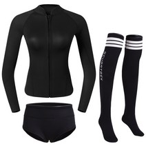 잠수복 세트 프렌 하이 2mm, 02 Wetsuit  pants socks_03 L