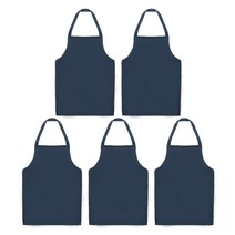 손님용 목걸이형 앞치마 6컬러 [식당용/주방용/위생용/목걸이형/미니 앞치마], 네이비 x 5개, 1개