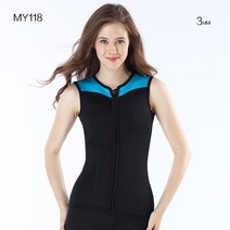 웻슈트 서핑복 남자 프리다이빙 슈트 바다수영 잠수복 남성 3mm 네오프렌 조끼 자켓 민소매 전체 지퍼 선 스크린 따뜻한, 마이118, l