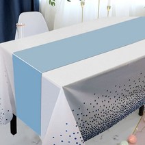 접이식가판대 마켓매대 매장진열대 판매대 일회용 테이블 플라스틱 폴리에스터 직사각형 장식, 3.White Blue