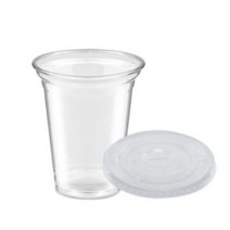 원타임팩 테이크아웃 아이스컵 473ml (16온스) + 평형뚜껑 세트, 50개입, 5세트