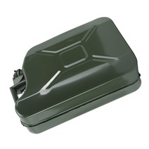 연료 캔 단열 휴대용 손잡이 2.6 갤런 가스 용기 스테인레스 스틸 자체 환기 부식 방지, 한개옵션0