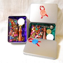 해리포터 씰링왁스 15색 만들기세트 DIY도장 봉인 청첩장라벨 인장 초대장 밀랍, F