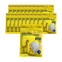 휴먼텍아이숲황사마스크(소형)(KF80) 화이트 100매