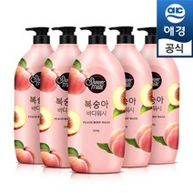 샤워메이트 파머스 바디워시 1200mlx5개 (복숭아)